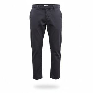 Frank & Eileen Wicklow The Italian Chino Pant Women 4 Navy Blue Straight Leg